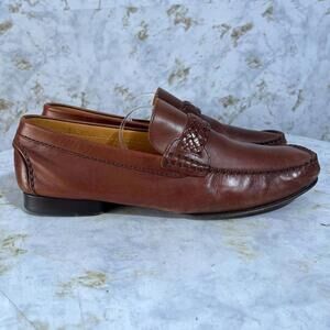 Rangoni 44 Men's Size 10.5M Shoes Brown Leather Comfort Casual Moccasin Loafers